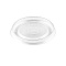 Крышка для бумажного контейнера круглая D=100мм для 300, 400мл PP ANTIFOG lid Round Bowl цвет прозр. OSQ (х450)